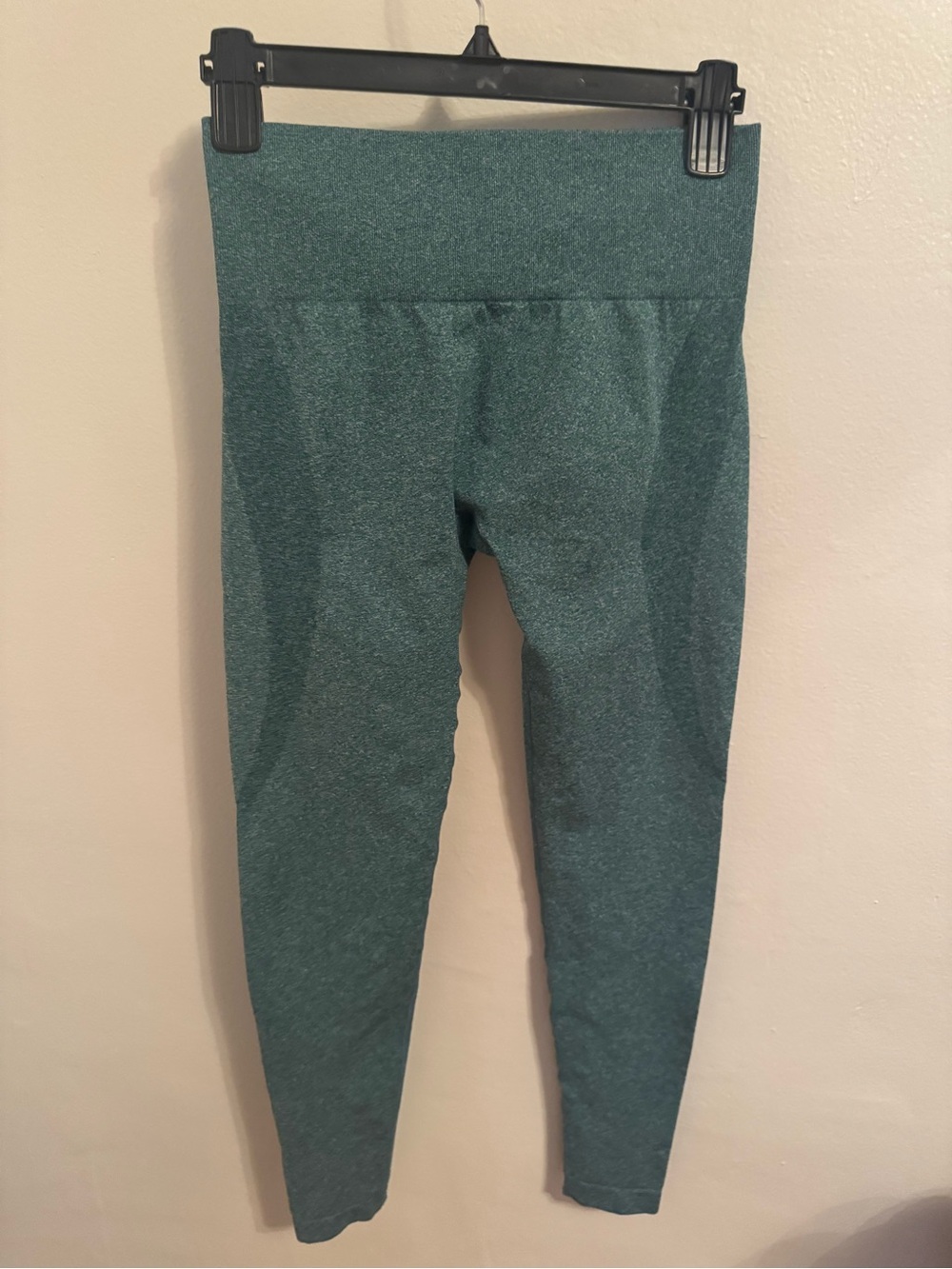 2 Pair of like new leggings- Women’s Teal Leggings & Black Striped Leggings - S - Picture 5 of 6